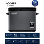 Hoogar German EA 55 LTX New Series Geniş Kabin Dijital Led Ekran Oto Kamp Buzdolabı 12-24 Volt -20 Derece Hızlı Soğutma