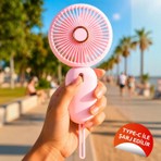 Mini Taşınabilir Fan Type-C Şarjlı El Vantilatörü Fn-65