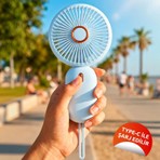 Mini Taşınabilir Fan Type-C Şarjlı El Vantilatörü Fn-65