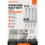 Duşakabin Kulp ( Krom ) 14 15 16 cm Ölçülere Uyumlu