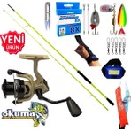 Okuma Outrax 4000 270CM 5-55GR Karbon High Tech Turna Spin Olta Takımı Seti