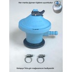 Büyük Tüp Başlığı Dedantör Regülatör Aygaz İpragaz milangaz Büyük Tüp Kafası  2 adet kelepçe 