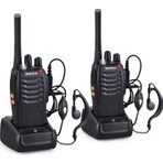 Baofeng BF- PMR446 El Telsizi 2'li Set | Kulaklık Hediyeli Şarjlı Profesyonel Telsiz