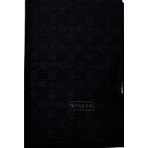 Vakko Pamuk Ipek Monogram Şal 40752-Kahve