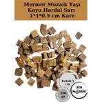 Zen Mozaik Sanatsal Mozaik Çalışmalarınız Için Mermer Mozaik Taşı - (1*1 cm Kare)