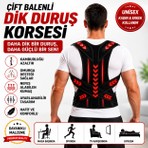 Kadın Erkek Dik Duruş Korsesi Dik Durmak Oturmak Yürümek Için Kamburlugu Önleyici Kıfoz Önleyici Sırt Korse