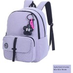 Marshmallow Nighty Purple Okul Sırt Çantası - Mor Simli Çocuk Çantası