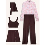 DeFacto Regular Fit Desenli 5'li Burkini Mayo G9479AX26HS