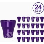 BeySüS Parti Plastik Bardak 24lü Mor
