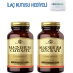 Solgar Magnesium Glycinate 2 Adet 60 Kapsül Ilaç Kutusu Hediyeli