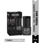 Agiva Saç Şekilllendirici Pudra Wax - Güçlü Tutuş - Siyah 02 - 20 gr