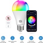 Şımart Akıllı RGB LED Ampul 9W E-27 Gün Işığı 2700K Ayarlanabilir Parlaklık Enerji Tasarrufu