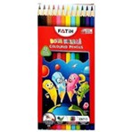 Fatih 12 Renkli Kuruboya Kalemler Karton Set Güvenli Parlak Renkler Altıgen Tasarım