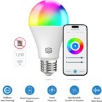 Şımart Akıllı Ampul Wifi Rgb 1100 Lümen Yüksek Parlaklık, Uygulama Kontrollü