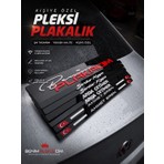 Kişiye Özel Otomobil Parlak Pleksi Plakalık Takımı - Isim Yazılı Dekoratif Plakalık