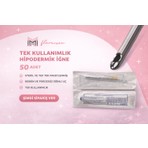 Bezos 18G x 50MM Dolgu Kanülü Steril Uç 50 Adet 1 Kutu