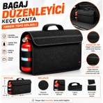 Space Bagaj Düzenleyici Keçe Çanta  Düz Siyah Tasarım SYESY91