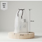 Meapuff 25*35CM (Medium) Su Geçirmez Büzme İpli Tatil Çantası 