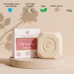 Delya Taş Dövme Gül Yaprağı Sabunu – Ferahlatıcı El Yapımı Vegan Sabun