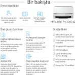 HP A4 Scanjet 2000 S2 35ppm Sayfa Beslemeli Döküman Tarayıcı 6FW06A