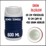 Igloo Uyguna-Yakala Isı Yalıtımlı Gri/lacivert Cam Yemek TERMOSU-ERM.263