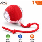 Levo Petshop İnteraktif Akıllı Kedi Oyuncağı | USB-C Şarjlı | LED Işıklı | 3 Modlu Hareketli Top
