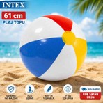 intex Poyraz Ticaret 59030 61 cm Havuz Deniz Sahil Kum Topu Eğlenceli Tasarım