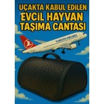 Yalıpet Omuz Askılı Kedi Köpek Taşıma Çantası | Kabin Boy | Uçak Onaylı |