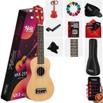 Midex UKX-233NT Naturel Concert Ukulele (Askı Çanta Metod Pena)