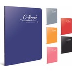 Anonim Gıpta C Book Defter Tel Dikiş Plastik Kapak A4 40 Yaprak Çizgili