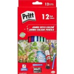Pritt Kuruboya Kalemi 12 Renk Jumbo Üçgen
