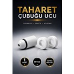 By Mag Beyaz Taharet Musluğu Ucu Dayanıklı Malzeme ile Uyumlu Klozetler için Tasarlandı