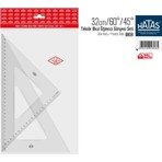 Hatas 32 cm / 60° / 45° Teknik Okul Öğrenci Gönyesi Seti