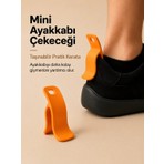Filkorium3D Mini Pratik Ayakkabı Çekeceği – Taşınabilir Pratik Ayakkabı Giyme Aparatı Kerata - 1 Adet Plastik Kerata