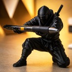 Bct Craft Taktik Ninja Kalemlik – Dekoratif Kalem Tutucu, Masaüstü Organizer
