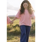 Cigit Düşük Kol T-Shirt Takım 5-12 Yaş Pembe