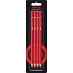 Rotring Kırmızı Kopya Kalemi 4'lü Paket Renkli Kurşun Kalemler için Pratik Yazım Aracı