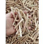 ncy Ahşap Kayın Kavale 1.kalite 5,6,7 cm Karışık Boy Fırınlanmış 8 mm Yivli Kavela 500 gr ( 200 Adet Civarı )