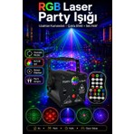 Neo Vista Disko Lazer Parti Işığı - Sese Duyarlı Rgb Sahne Aydınlatması