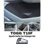 Feltcar Togg T10F Uyumlu Premium Konfor Ses Izolasyon Seti
