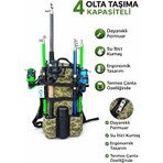 Fishcoin 4 Olta Taşıma Kapasiteli Izalasyonlu/termos Sırt Çantası