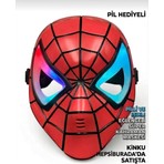 Kinku  Işıklı Örümcek Adam Maskesi Spiderman Maskesi