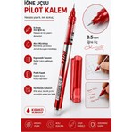 Artlantis Pilot Kalem Iğne Uçlu 1 Adet Stilo Pilot Kalem 0.5mm Ince Uçlu Pilot Kalem Likit Mürekkepli Pilot Kalem