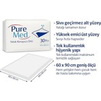 Yatak Koruyucu Örtü 60X90 cm – 30’lu | Tek Kullanımlık Sıvı Geçirmez Hasta Altı Örtüsü | Yüksek Emici Ped | Bebek, Yetişkin, Yaşlı ve Evcil Hayvan Bakımına Uygun