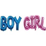  Boy Girl Birleşik Folyo Balon