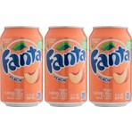 Fanta Peach Şeftali Aromalı Gazlı Içecek 355 ml (3 Adet)
