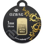 AgaKulche 24 Ayar 1 gr 995 Özbağ Külçe Altın