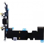Genos Apple Iphone 8 Sarj Soket ve Mikrofon Filmi Siyah (A Kalite)