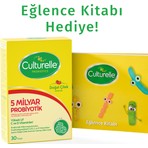 Culturelle Probiyotik, 5 Milyar Probiyotik, Vitamin C ve D, Yüksek Lif 30 Saşe Eğlence Kitabı Hediyeli