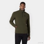 Helly Hansen Light Halfzip Yeşil Erkek Polar